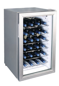 Wine Cooler - 24 Bottle (Silver)