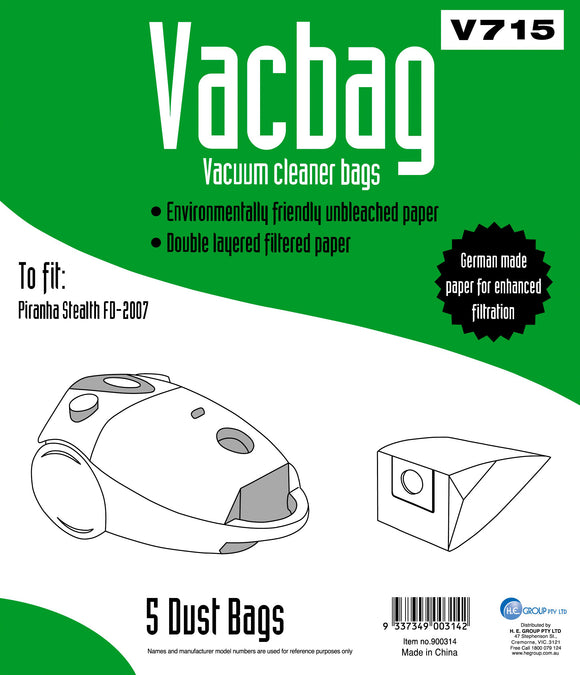 V715 VacBag 5pk
